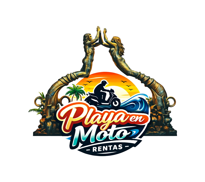 Playa en Moto